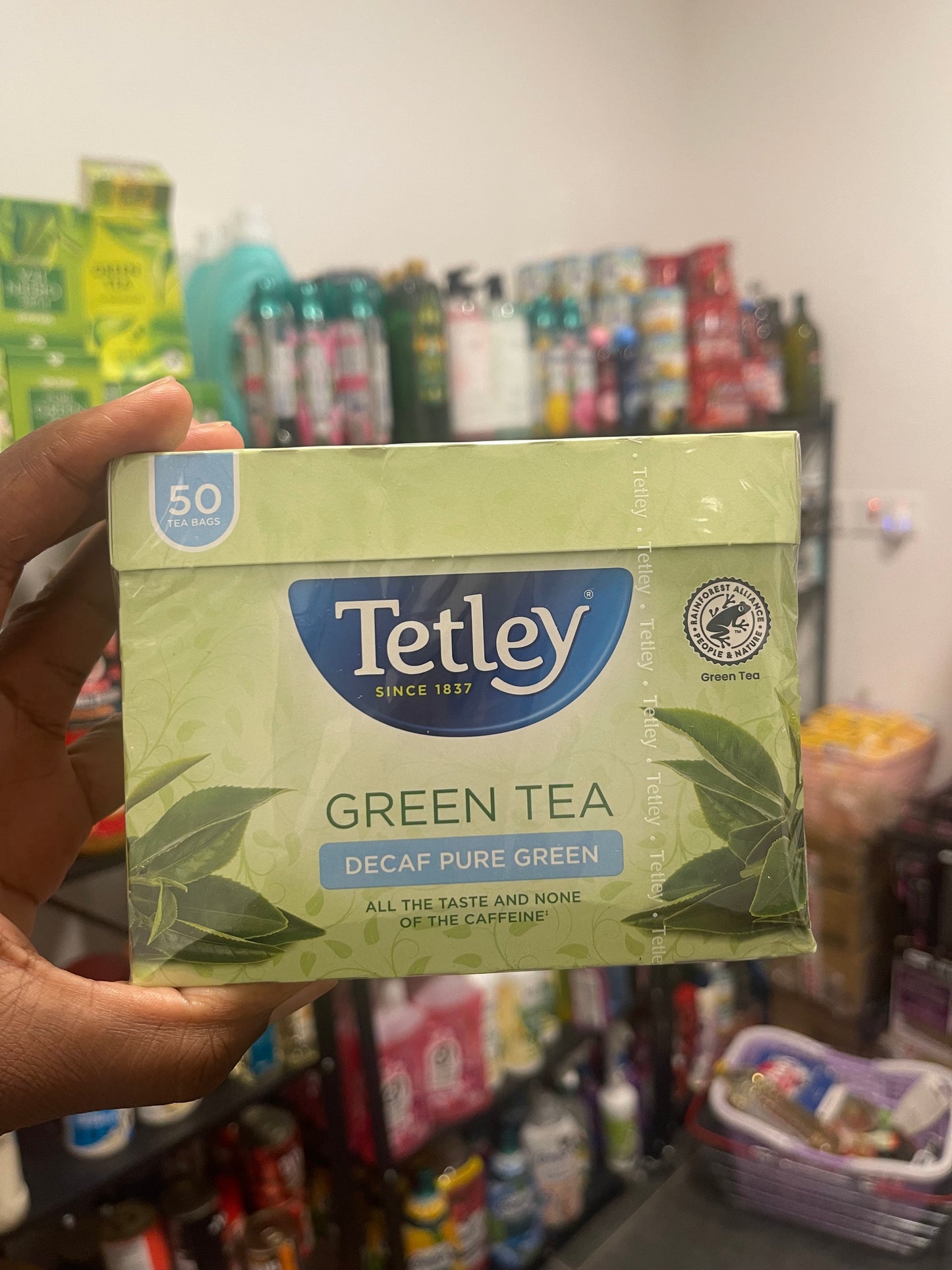 Tetley Decaff Green Tea 50 tea bags