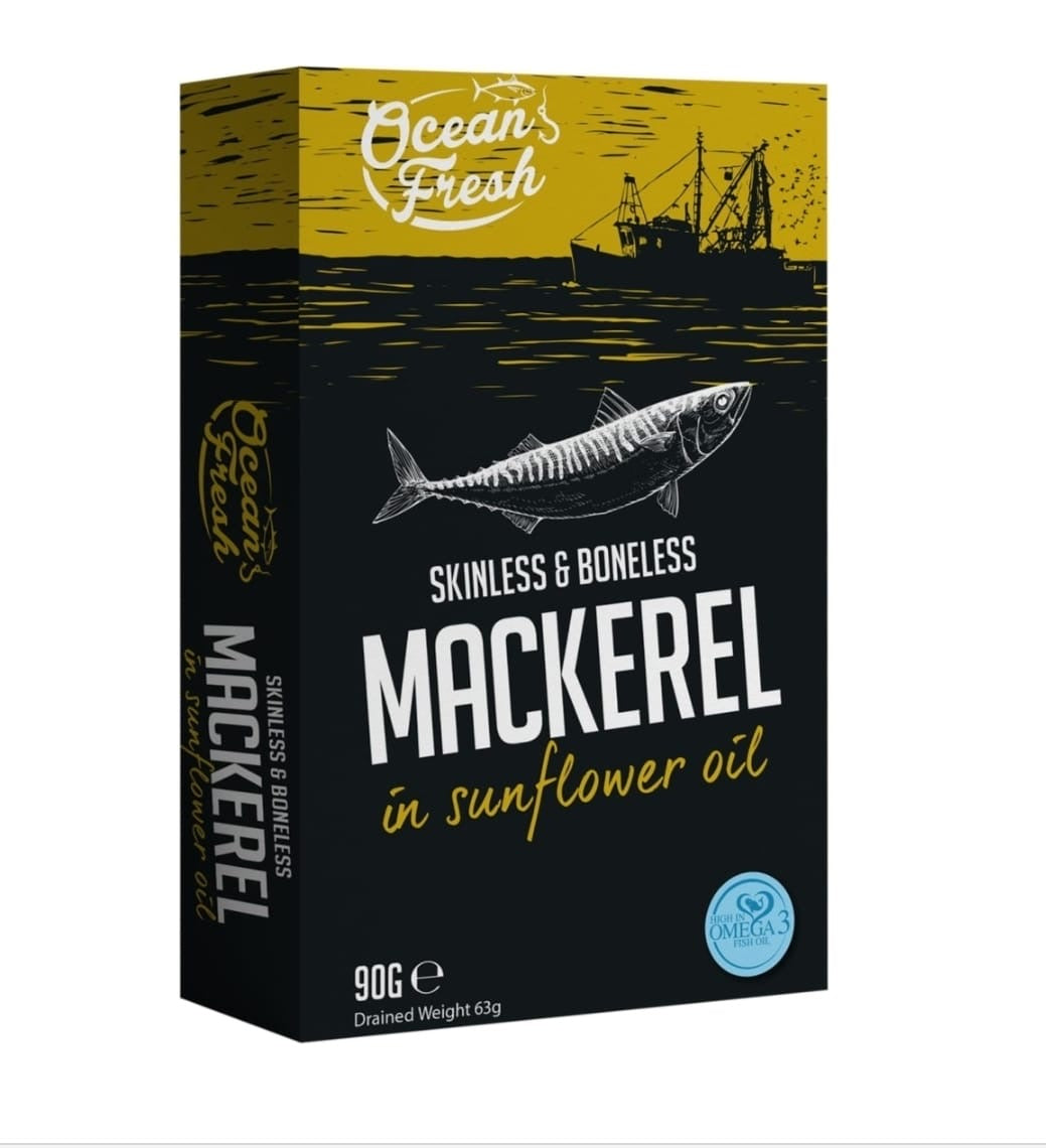 Ocean Fresh Mackerel In Sunflower Oil 90g