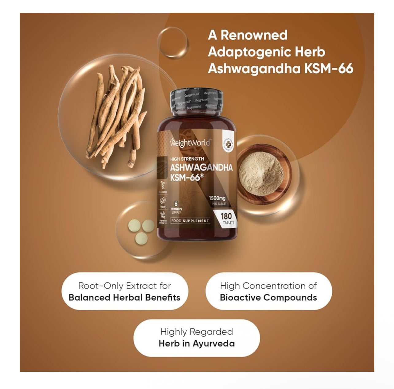 Ashwagandha KSM-66 1500mg