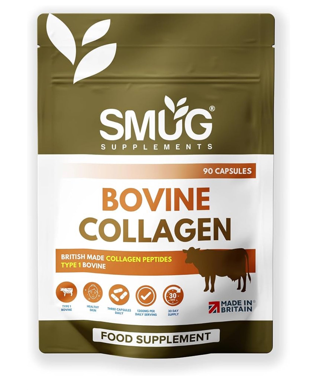 Smug Bovine Collagen 90 capsules