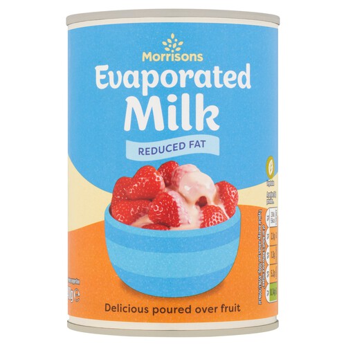 Evaporated milk reduced fat