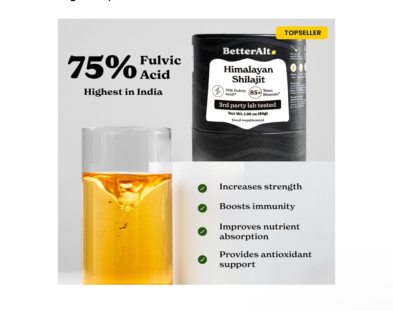 BetterAlt Himalayan Shilajit