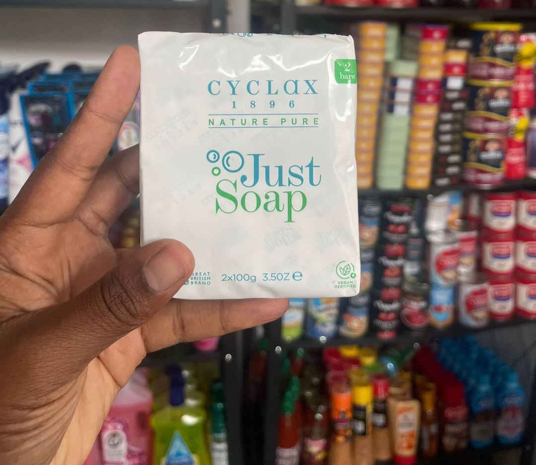 Cyclax face and body bar soap ×2