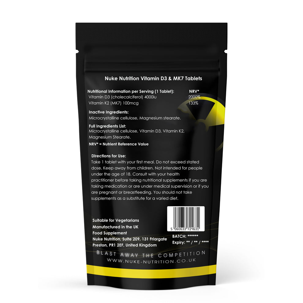 Nuke Nutrition Vitamin d3+K2
