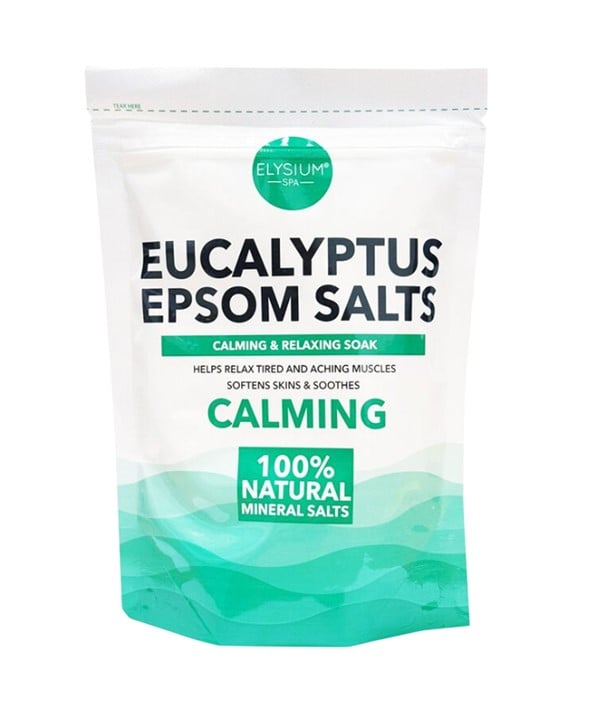 Elysium Spa Eucalyptus Calming Epsom Salt 100% Natural Mineral Salt