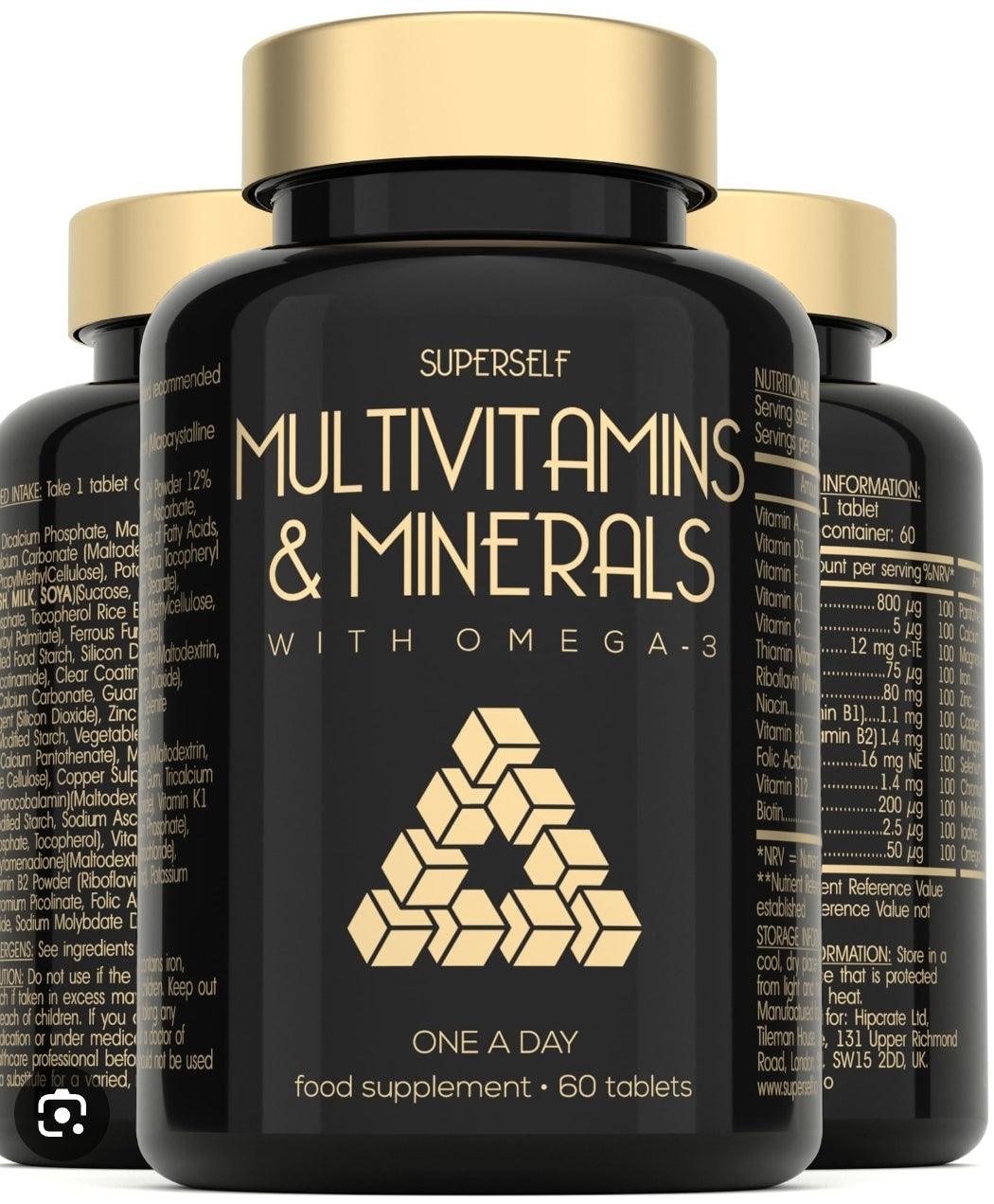 Superself Multivitamins & Minerals With Omega 3