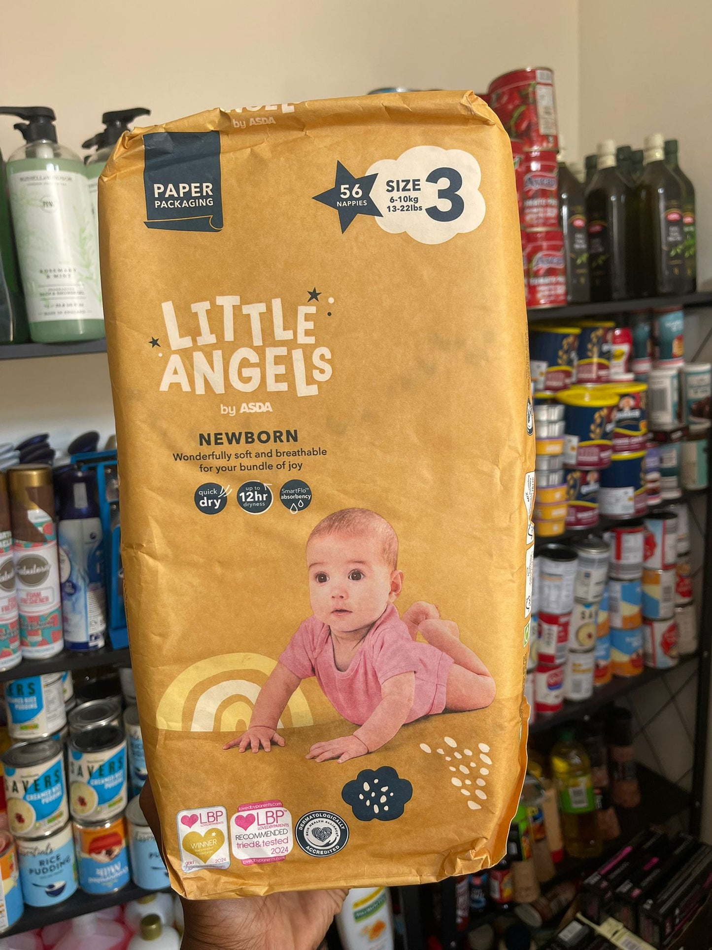 Little Angels Nappies Size3