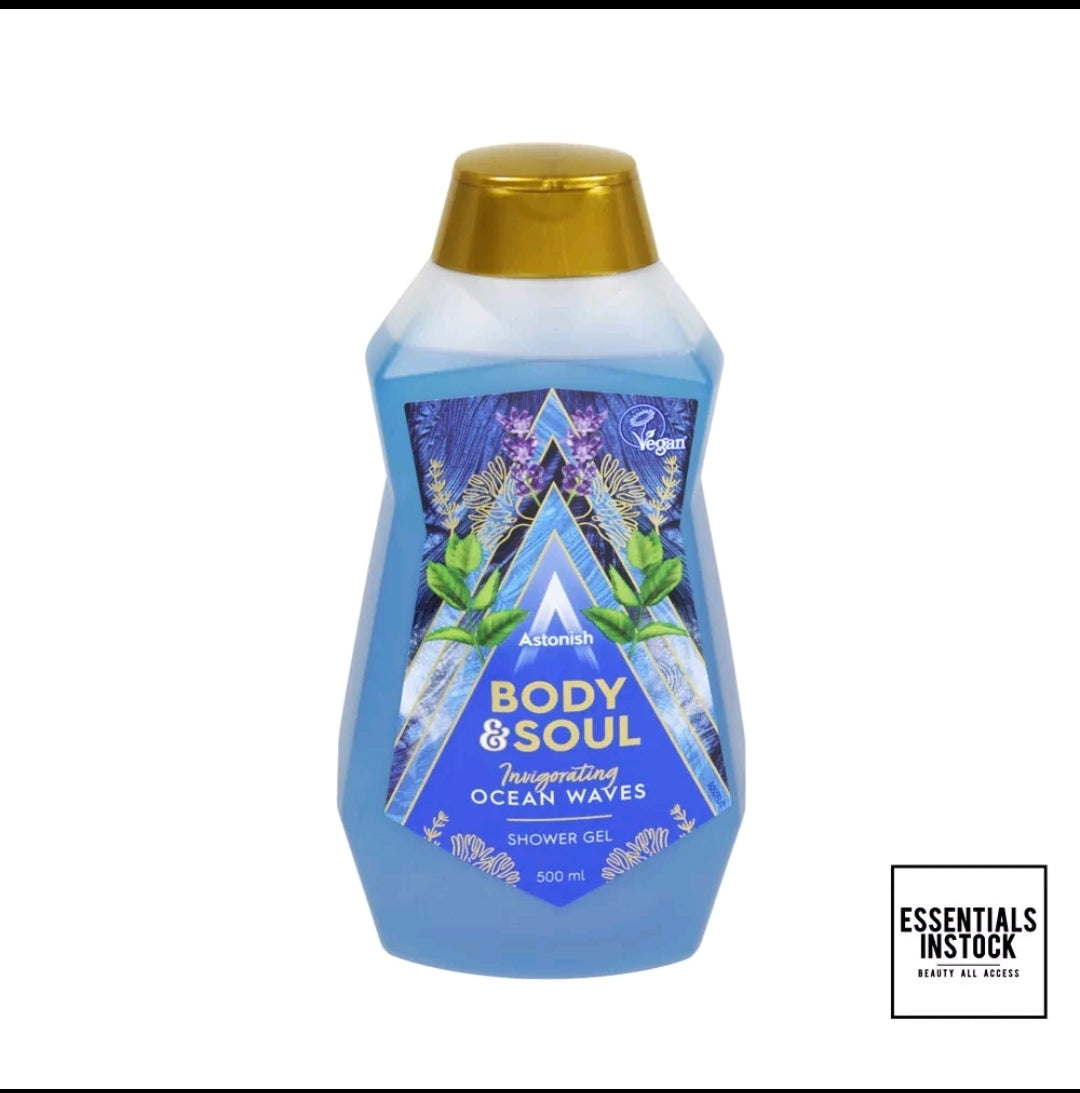 Astonish Body And Soul Ocean Waves Shower Gel 500ml