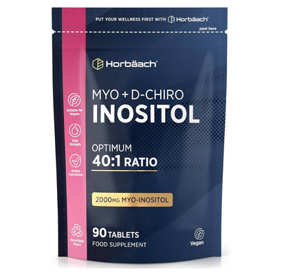 Horbaach Myo Inositol and D Chiro Inositol