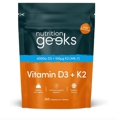 Nutrition Geeks Vitamin D3 +K2