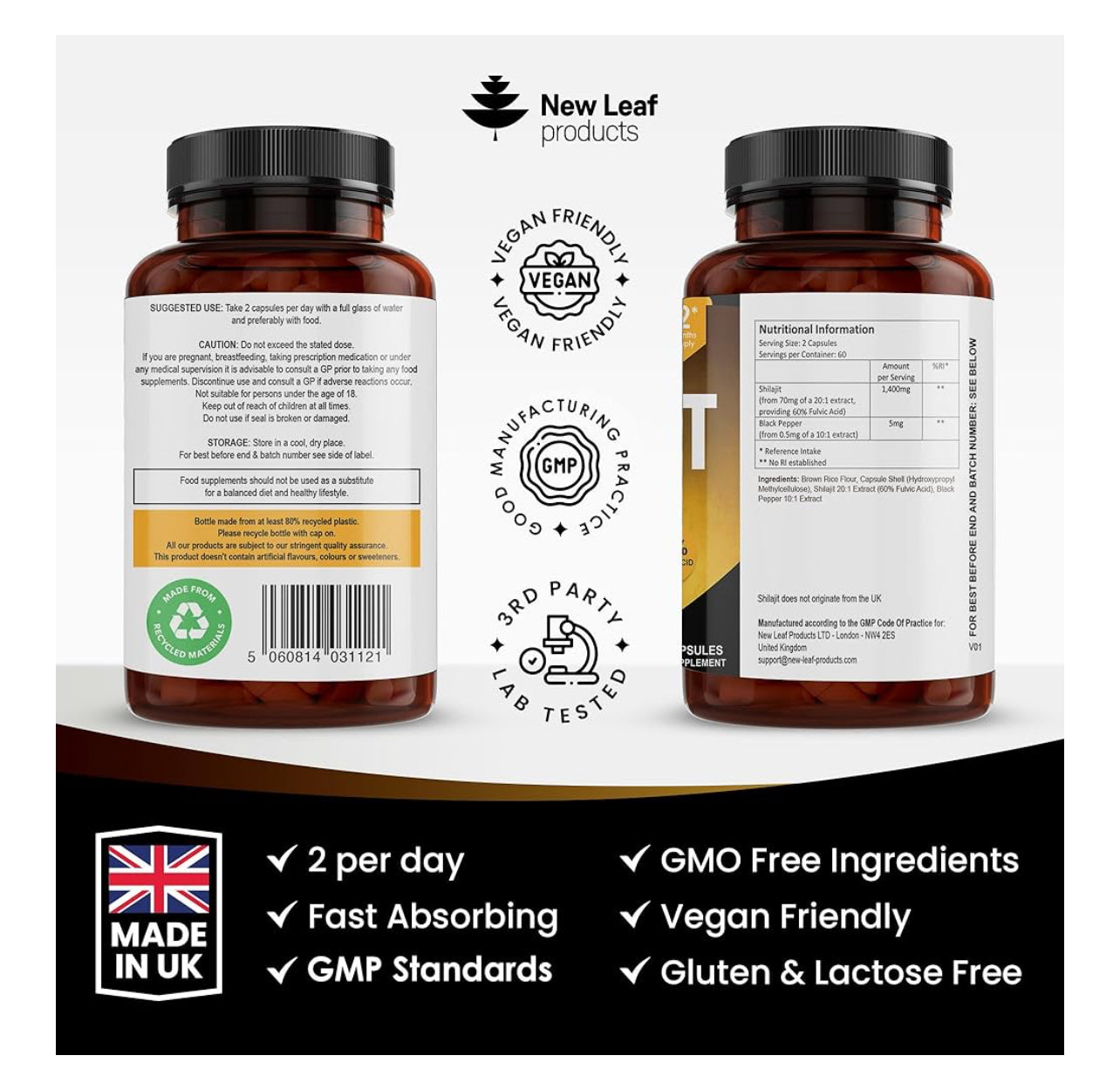 New Leaf Hymalayan Shilajit