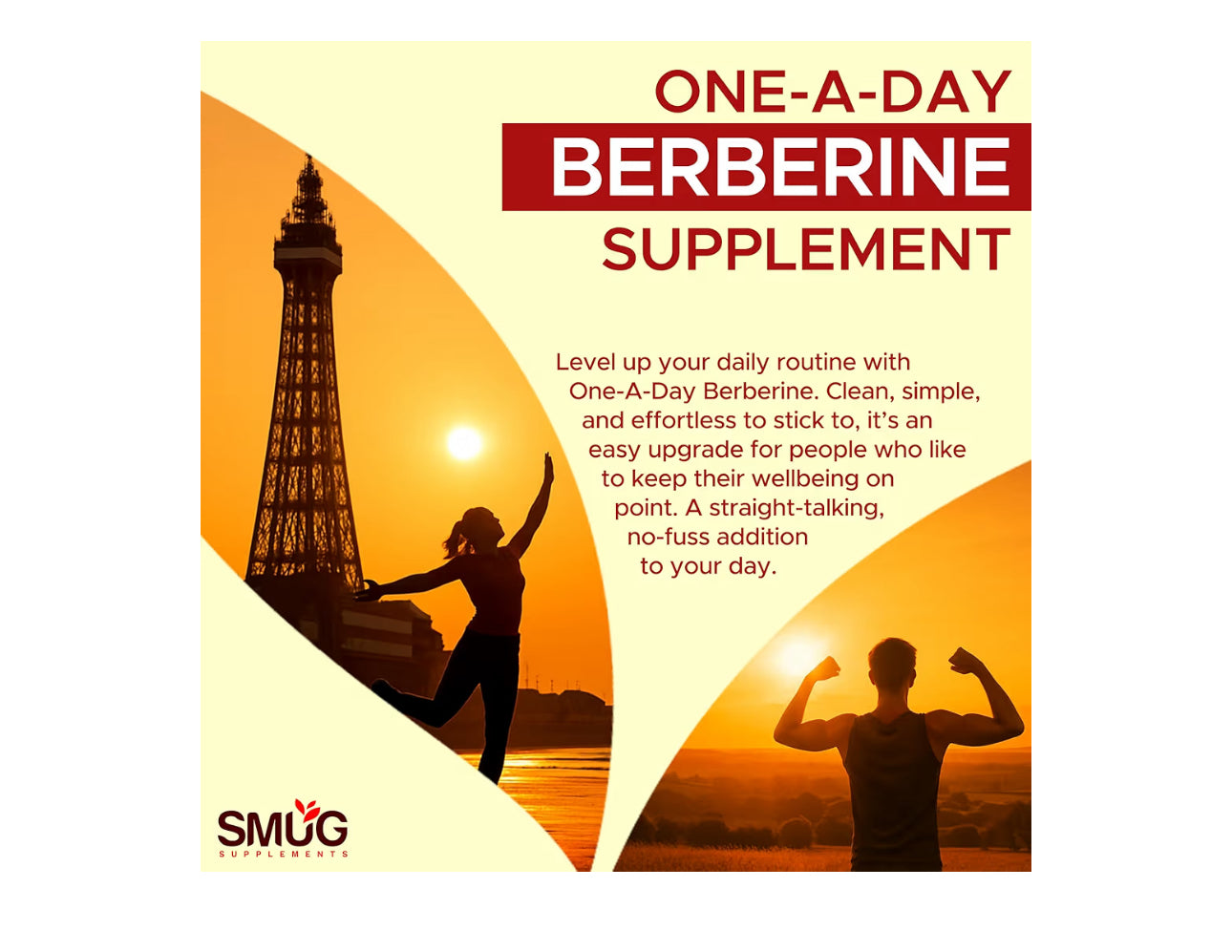 SMUG Supplements Berberine HCL British Made 98% Pure