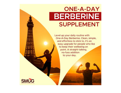 SMUG Supplements Berberine HCL British Made 98% Pure