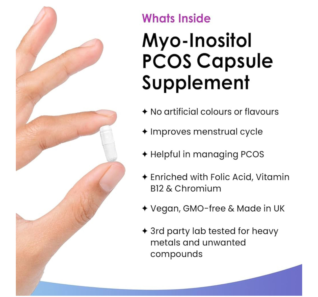 New Leaf Myo-Inositol PCOS Supplement