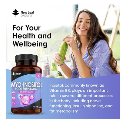 New Leaf Myo-Inositol PCOS Supplement