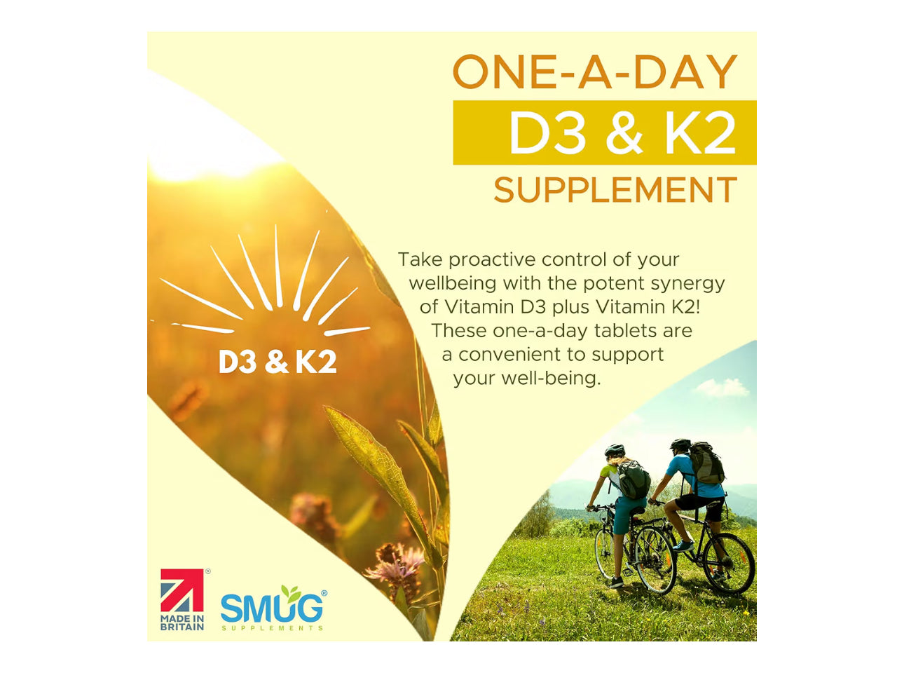 Smug Vitamin D3 + K2