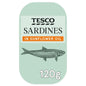 Tesco Sardines In Sunflower Oil 120g
