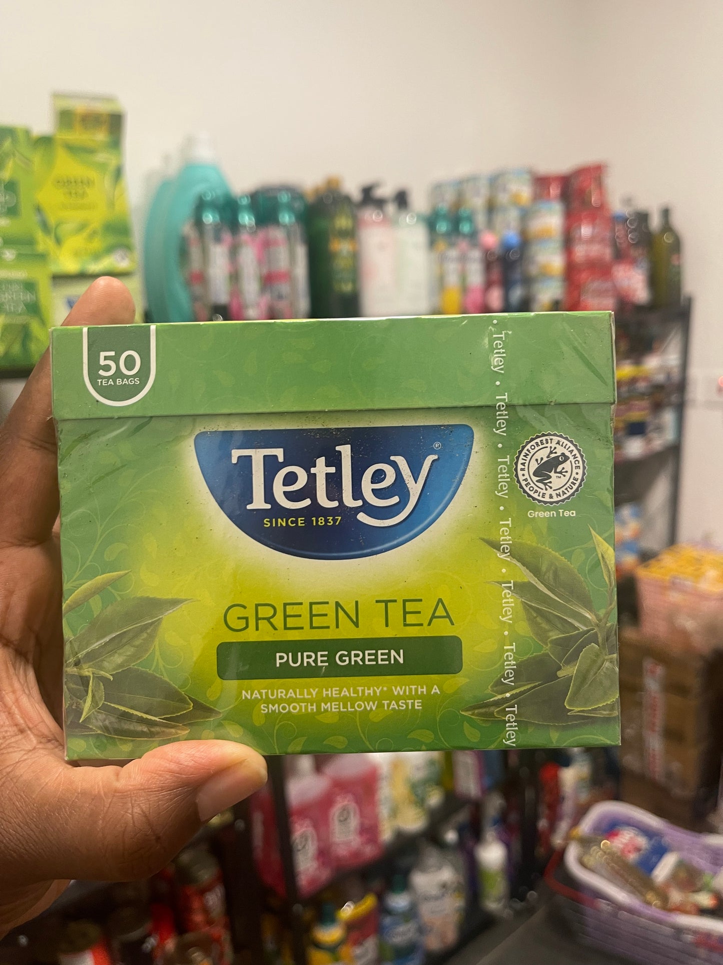 Tetley Pure Green Tea 50 teabags