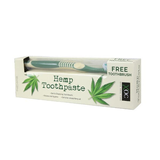Hemp Toothpaste Contains Natural Hemp Oil and FREE Toothbrush