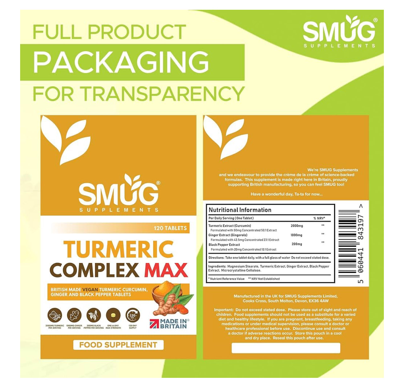Smug Turmeric Complex Max