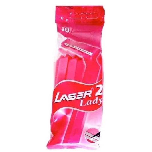 Laser 2 Lady Razor 10 Pieces
