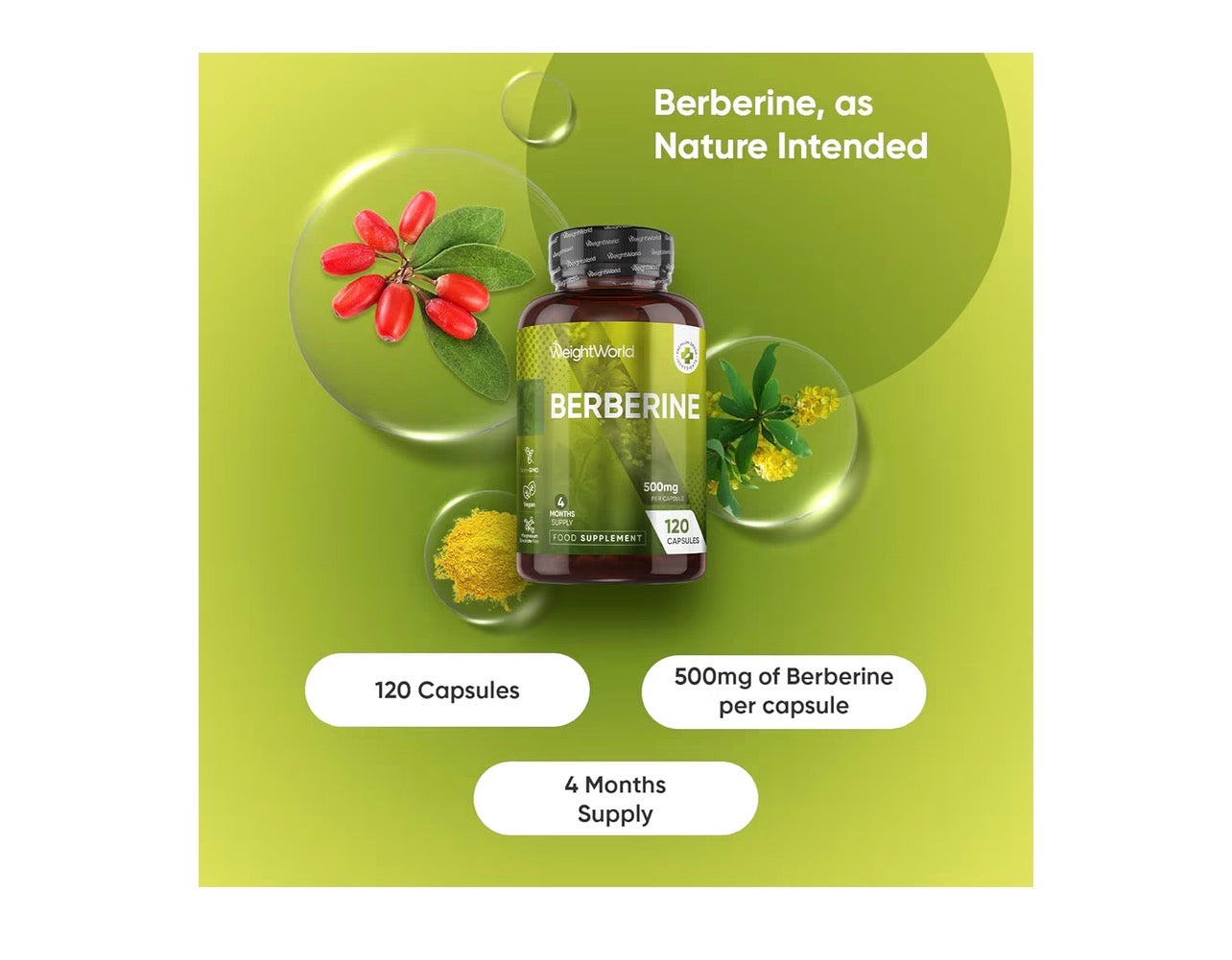 WeightWorld Berberine Supplement