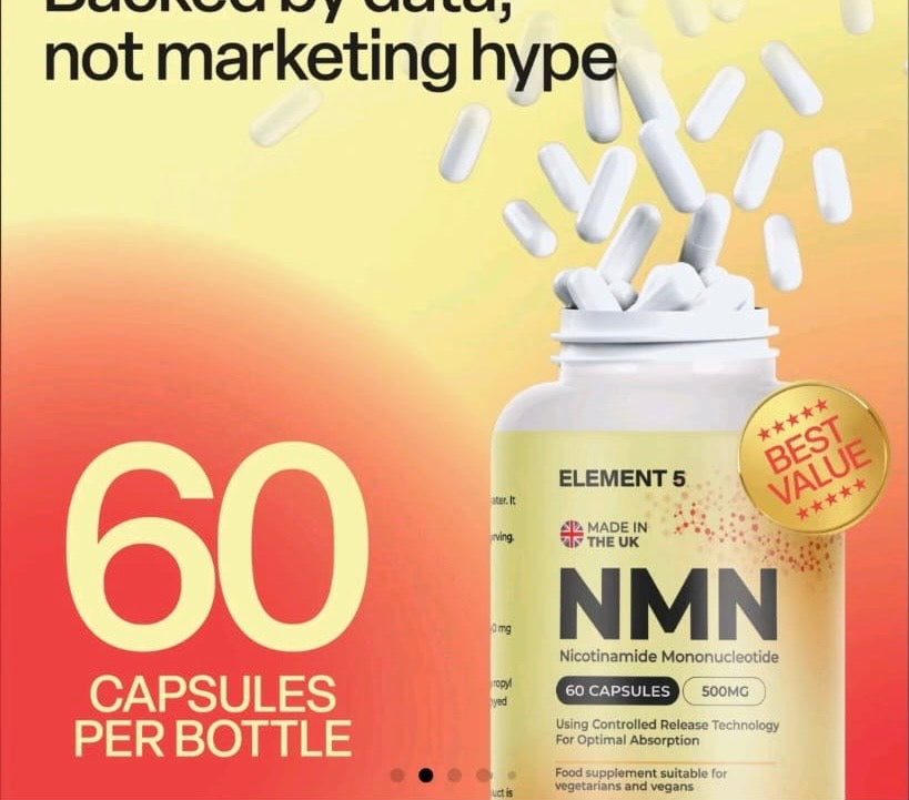 60 x 500mg NMN Capsules from Element 5