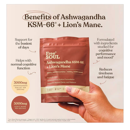 Ashwagandha KSM-66® + Lions Mane Complex