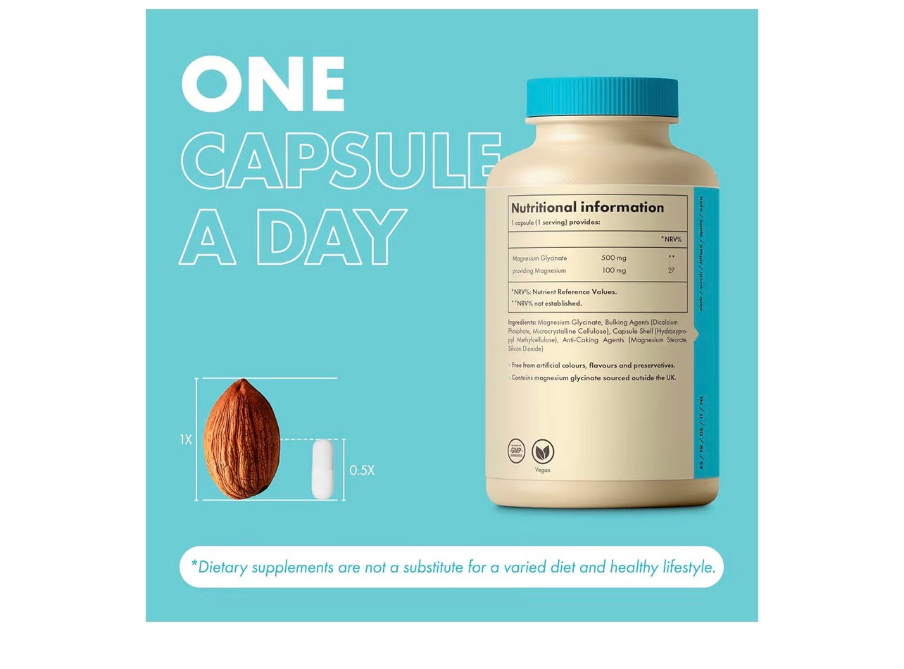 Incite Magnesium Glycinate 500mg