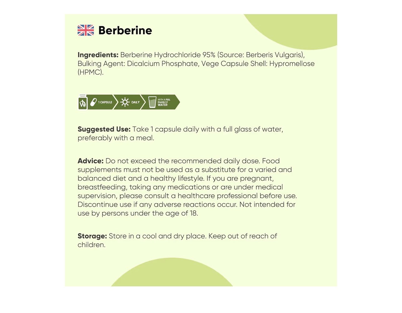 WeightWorld Berberine Supplement