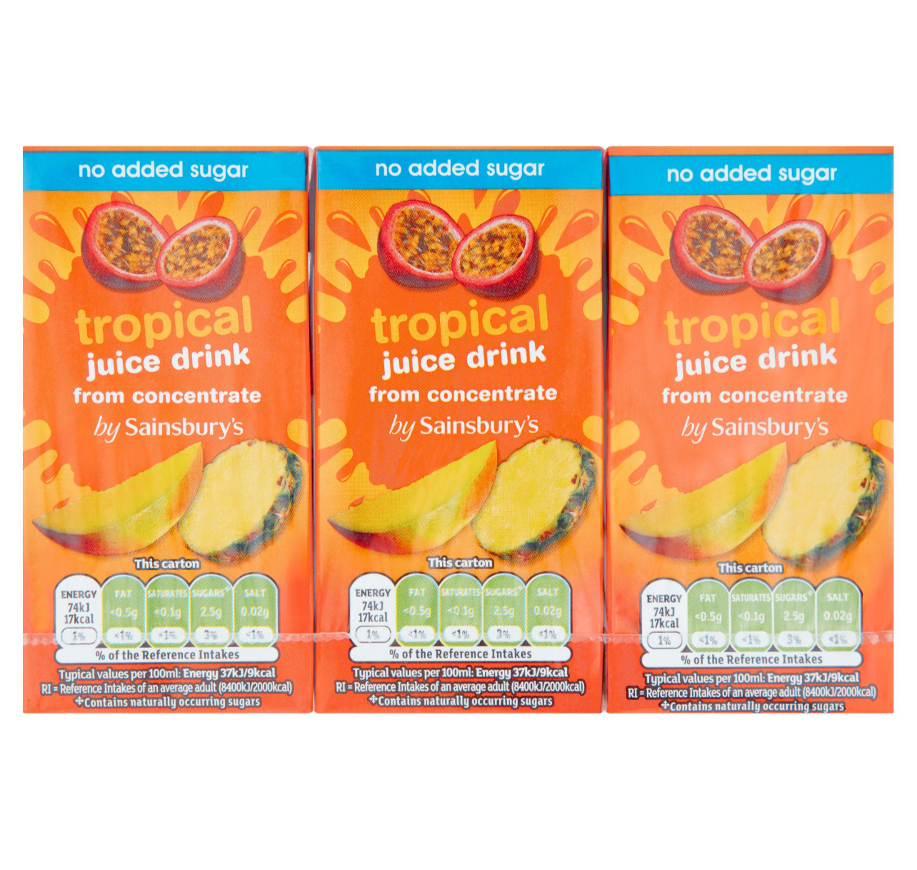 Tropical Kids Juices x3