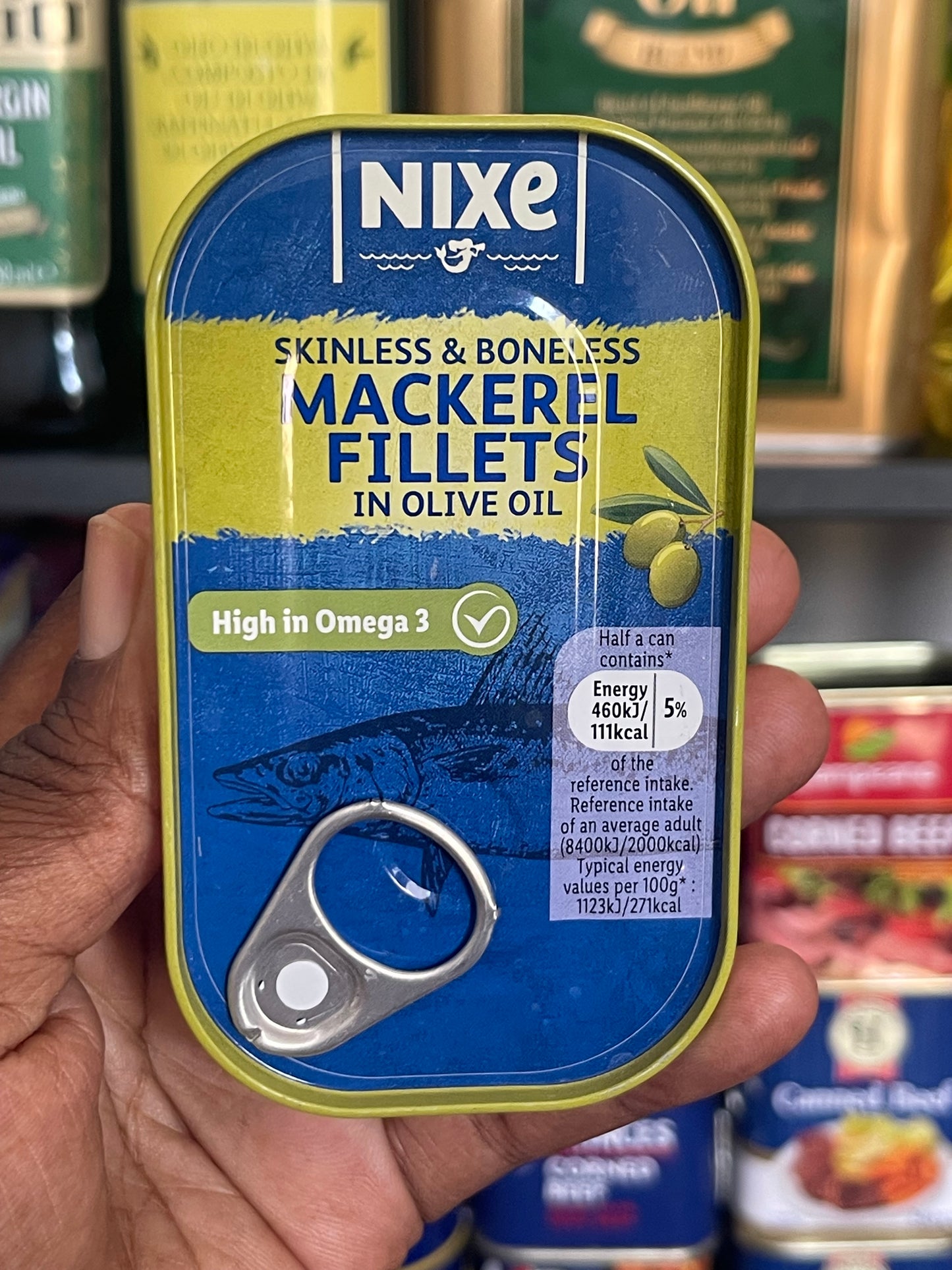 Mackerel Fillets in Olive Oil