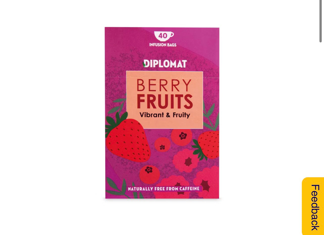 Diplomat Berry Fruits Tea 40 teabags
