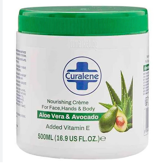 Curalene Aloe Vera & Avocado 500ml For Face,Hands & Body