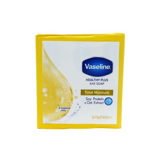 Vaseline Healthy Plus Bar Soap Total Moisture x3