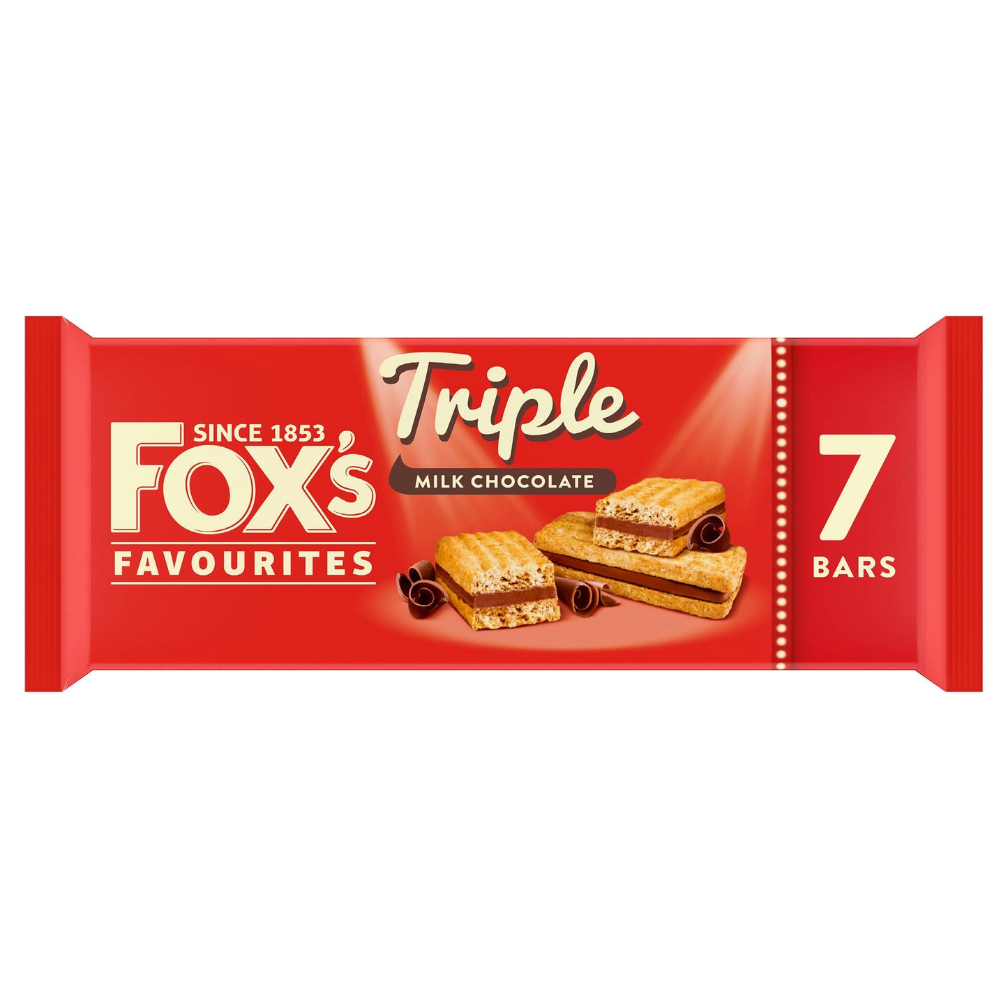 Fox's Favourites Triple Milk Chocolate Layered Biscuits
