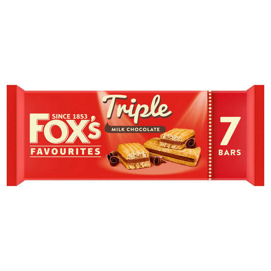 Fox's Favourites Triple Milk Chocolate Layered Biscuits