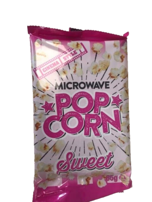 Microwave sweet popcorn