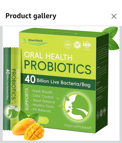 EneriWell Oral Health Probiotics 30 Packets