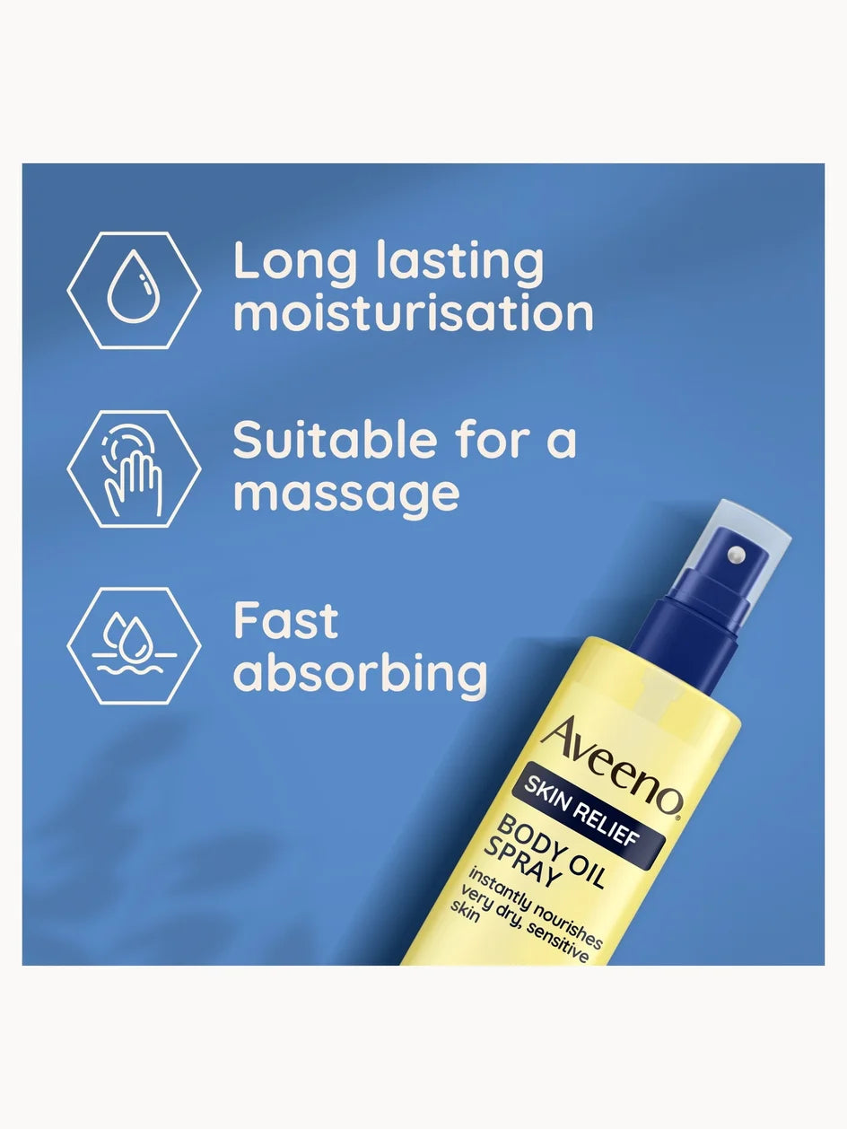 Aveeno Skin Relief Body Oil Spray 200ml