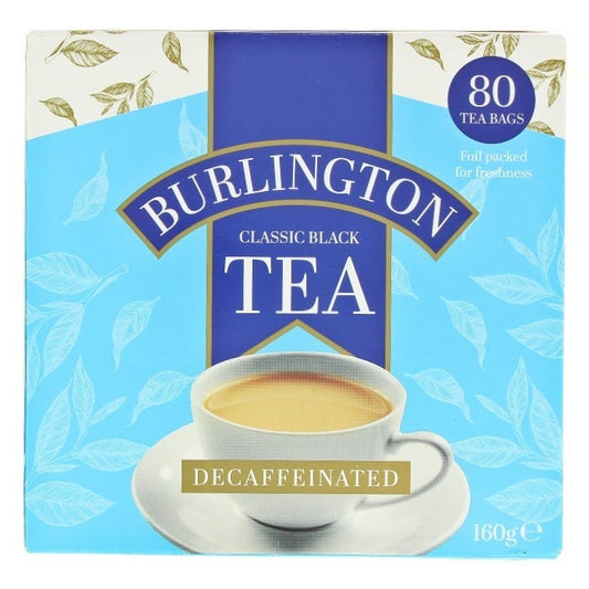Burlington Decaffeinated Black Tea 80Tea Bags