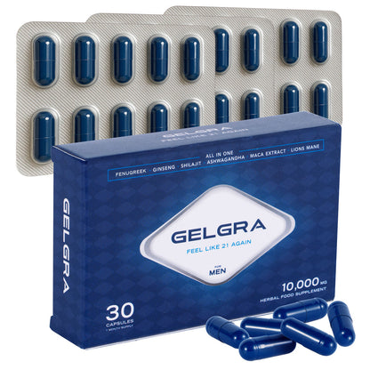 Gelgra Men Herbal Supplement 1month supply