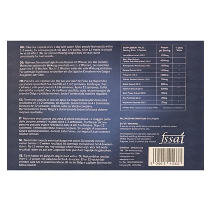 Gelgra Men Herbal Supplement 1month supply