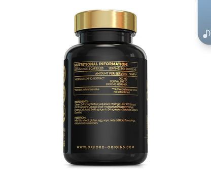 Oxford Origins Moringa Capsules.