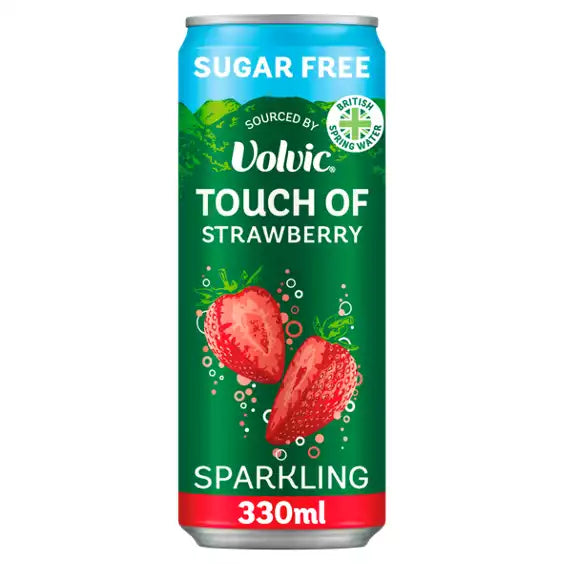 Volvic Strawberry Sparkling Drink 330ml