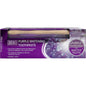Purple whitening toothpaste with brush