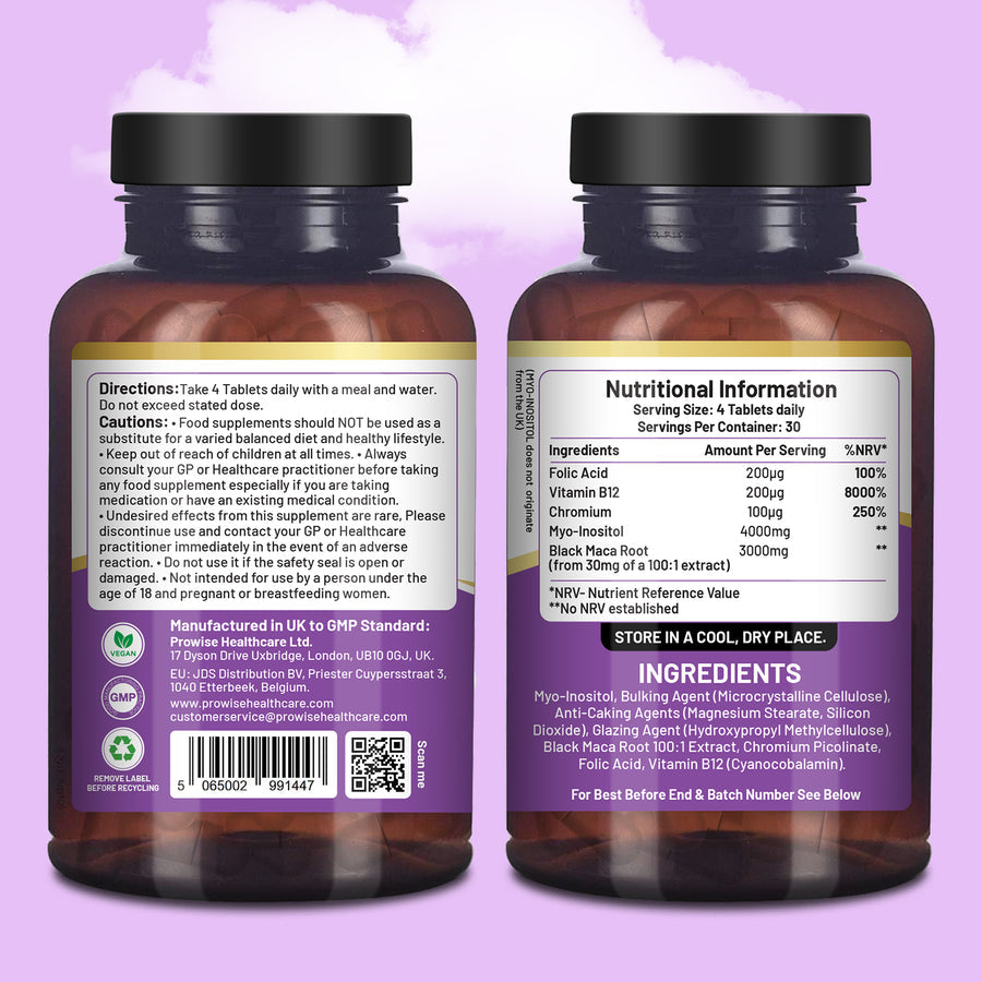 Prowise Healthcare Myo-Inositol Complex 120 Vegan Tablets 7000mg