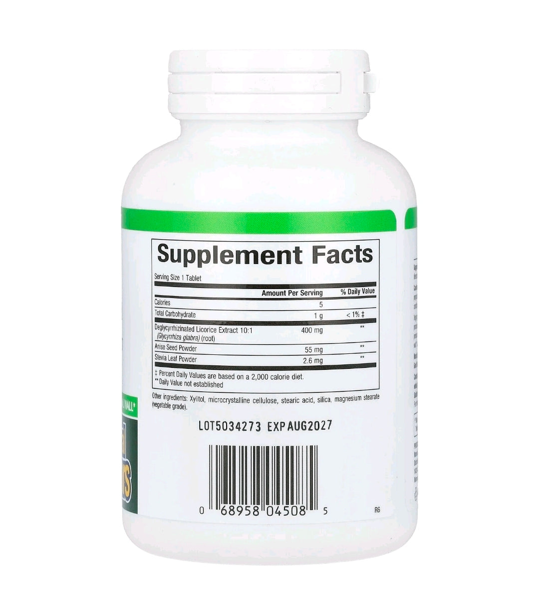 Natural Factors Dlg Licorice root extract