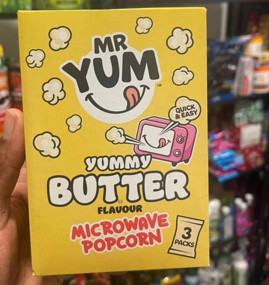 Mr Yum Microwave Popcorn x3