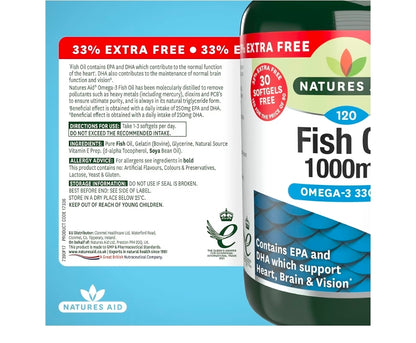 Nature Aid Fish oil 1000mg
